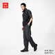 優(yōu)衣庫男款/男女同款彈力棉質(zhì)舒適九分褲/休閑長(cháng)褲479134 08 深灰色 L /175/88A