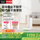 松下（Panasonic）吸塵器Xtra零零吸輕量手持家用無(wú)線(xiàn)大吸力自集塵免倒垃圾吸塵器吸貓毛寵物毛防纏繞MC-KAX1W 【自集塵+雙綠光顯塵】KAX1W