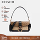 蔻馳（COACH）【品牌直供】女士GEORGIE中號單肩手提斜挎腋下包卡其色5509