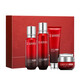 純美思憶抗皺修護四件套康亦美緊致套盒潔面洗面奶水乳液眼霜保濕套盒 紅盒（潔面+水+乳液+眼霜）送面霜