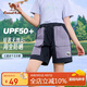 駱駝兒童速干冰感短褲夏季百搭工裝褲五分褲男童女童褲子