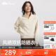 蕉下（beneunder）外套女衛衣防曬防風(fēng)運動(dòng)戶(hù)外秋季新品DS003燕麥白L