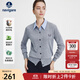 Navigare意大利小帆船圓領(lǐng)針織開衫女士秋冬款長(zhǎng)袖休閑外套氣質(zhì)內(nèi)搭毛衣女 太空灰 L 碼
