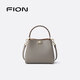 菲安妮2025年包包女包手提水桶包高級感單肩斜挎包生日禮物 烏云灰