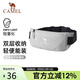 駱駝（CAMEL）戶外運(yùn)動(dòng)腰包男女跑步專用手機(jī)袋腰帶晨跑輕便574C658628A淺灰色
