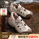 駱駝（CAMEL）夏季新款徒步?jīng)鲂洀椌徴鸢^防撞網(wǎng)孔透氣舒適休閑男鞋 G14M307700 米白 42