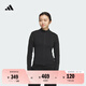 adidas「睿族工殼」修身外套女裝秋季阿迪達(dá)斯官方輕運(yùn)動黑色    L