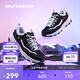 斯凱奇（Skechers）奧利奧|經(jīng)典黑白老爹鞋休閑復(fù)古情侶熊貓鞋厚底增高運(yùn)動鞋耐磨