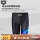 阿瑞娜arena及膝游泳褲速干抗氯防尷尬訓練專業(yè)高彈AS5SWZ20M黑2XL
