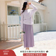 香影巨好看一整套穿搭2025秋季新款針織罩衫吊帶連衣裙兩件套套裝 紫色 S 55/80A/85-95斤