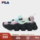 FILA 斐樂(lè )官方FRAGOLA女鞋摩登涼鞋夏款厚底瑪麗珍運動(dòng)涼鞋 粉紅沙司/淡水色-SD 38
