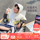 左西男童防曬衣兒童皮膚衣2025夏款連帽衫防曬服輕薄外套潮 灰色 120