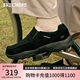 斯凱奇（Skechers）男鞋冬季保暖懶人一腳蹬健步鞋休閑棉鞋防滑耐磨通勤商務(wù)鞋204403