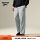 Reebok銳步官方24新品男女同款梭織時(shí)尚休閑運(yùn)動(dòng)簡(jiǎn)約寬松長(zhǎng)褲 24FRM615UGG5 灰色 M