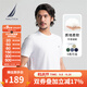 諾帝卡（NAUTICA）【單件直降】男裝25春夏新款全棉圓領(lǐng)短袖T恤男 白色1BW M