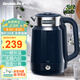 格來(lái)德（Grelide）燒水壺316L不銹鋼恒溫電熱水壺家用大容量電水壺熱水壺雙層防燙保溫D3020K雅典藍