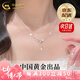中國黃金（CHINA GOLD）S銀麥穗項鏈鎖骨鏈女生輕奢小眾送老七夕情人節(jié)禮物送女朋友老婆 【京速達(dá)】麥穗項鏈-s925