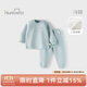 歡喜小熊6個(gè)月-3歲嬰兒純棉保暖內(nèi)衣套裝冬季三層保暖薄棉寶寶秋冬衣服