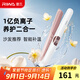 雷瓦（RIWA）夾板卷發(fā)棒直板夾【便攜出游】 負離子拉直電夾板空氣劉海卷直兩用燙發(fā)卷發(fā)器禮物RB-8351質(zhì)感白