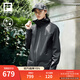 FILA 斐樂(lè )官方情侶梭織外套25秋新健身戶(hù)外運動(dòng)防風(fēng)透濕連帽上衣 正黑色-BK M 170/92A/M