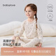 babylove女寶寶分體內衣套裝春秋季純棉家居服秋衣褲嬰幼兒兩件套甜美衣服