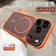 七龍適用于蘋(píng)果17promax手機殼新款磁吸鏡頭全包防摔17promax保護套iphone17超薄自帶按鍵拍照高級外殼 【橙色】升級金屬鏡頭圈 iPhone 17 Pro Max