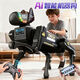 kidsdeer智能機器狗兒童玩具男孩機械狗仿生人ai編程生日圣誕禮物遙控汽車(chē) 【語(yǔ)音+遙控+APP】AI仿生機器狗-禮盒-黑 圣誕節禮物6-8-12歲