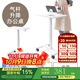 山業(yè)sanwa電腦桌書(shū)桌 移動(dòng)升降桌島臺 學(xué)生辦公桌 床邊宿舍小桌子氣動(dòng) 深木+穩固桌腿+剎車(chē)輪
