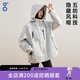 BODACHEL木蘭寬松沖鋒衣女戶外三合一外套防風(fēng)防水風(fēng)衣男秋冬加厚滑雪夾克 【男女同款】素白灰 五防外殼 L