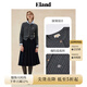 ELAND衣戀針織衫女舒適長(cháng)袖毛衣開(kāi)衫2025秋 深灰色(17)D/Grey S 160
