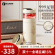 Vanow純銀內(nèi)膽鈴蘭保溫杯女2025新款高顏值茶水分離999銀內(nèi)膽便攜水杯 鈴蘭白（999足銀+高檔禮盒）