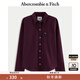 ABERCROMBIE & FITCH【牛津襯衫】女裝25秋季新款通勤經(jīng)典小麋鹿長(cháng)袖襯衫KI140-5247 紫紅色 S (165/92A)