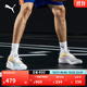彪馬（PUMA）哈利伯頓同款緩震透氣實(shí)戰(zhàn)籃球鞋男女CLYDEALL-PRO194039 白-島嶼藍(lán)-01 41