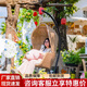 紫葉（ziye）吊椅吊籃椅子室內秋千公主搖籃椅藤椅陽(yáng)臺少女懶人搖椅
