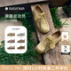 natursun奚夢瑤高圓圓章若楠文淇同款德訓鞋女鞋厚底休閑袋鼠鞋情侶鞋單鞋 黃色（建議拍小一碼） 36 (230mm)