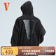 VLONESTAPLE HOODIE 25新品月球大LOGO印花男女同款燙鉆寬松連帽衛(wèi)衣 VLHD25007 L