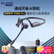 黃鸝智聲 Oleap 【高端旗艦款】P200b Pro 商務(wù)會議消噪耳機 降噪藍牙耳機  AI通話降噪 超長續(xù)航 耀石黑
