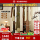 致典全實(shí)木旋轉(zhuǎn)衣帽架黑胡桃木落地全身鏡現(xiàn)代極簡(jiǎn)多功能收納置物柜 旋轉(zhuǎn)穿衣鏡【出口專用】