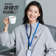 德景天蔚來(lái)灰4S店立領(lǐng)薄款沖鋒衣定制防風(fēng)防水企業(yè)團體工作服夾克外套男 【抗撕裂/防水單層沖鋒衣】-灰白色 M