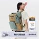 KOLON SPORT/可隆雙肩包 男女同款防潑水格紋撞色多隔層露營(yíng)休閑雙肩背包 LUBP4AT001-CA 駝色 XXX