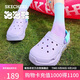 斯凱奇（Skechers）怪獸洞洞鞋涼鞋女士秋季厚底泡泡鞋軟底沙灘鞋溯溪鞋111581