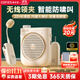 漫步者M(jìn)F2領(lǐng)夾版 有線(xiàn)無(wú)線(xiàn)小蜜蜂擴音器教師導游導購講解員教學(xué)上課戶(hù)外專(zhuān)用便攜大功率麥克風(fēng)播放器喇叭 云巖白丨【無(wú)線(xiàn)領(lǐng)夾手持麥+有線(xiàn)頭戴麥】
