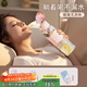 私家良品玻璃水杯女吸管杯成人孕婦產(chǎn)婦專用躺著喝水耐熱學(xué)生兒童刻度杯子 （帶吸管+刻度）粉色 500ml
