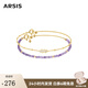 Arsis銀飾印記生辰石12星座符號手鏈原創(chuàng  )設計百搭送女友生日禮物生辰石星座符號手鏈（水瓶座）