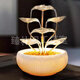 流水擺件輕奢創(chuàng  )意入戶(hù)玄關(guān)客廳辦公室裝飾品工藝品開(kāi)業(yè)喬遷新居禮 八方來(lái)財