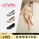 achette雅氏4SG3 2025早春新款優(yōu)雅花卉淺口單鞋舒適正裝單鞋 14-黑色 38