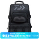 達億瓦（DAIWA） 路亞漁具包 多功能收納大容量雙肩包斜挎包釣魚(yú)腰包 路亞雙肩包-黑色（33x22x45cm）