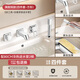 鑫翔包安裝洗手盆水龍頭四件套三孔衛生間洗臉臺盆面盆冷熱入墻分體式 包上門(mén)安裝+拆舊【四件套帶花灑】