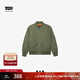 Levi's李維斯情侶同款保暖美式經(jīng)典休閑隨性棉服飛行員夾克外套 軍綠色 XL