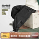 左西男童褲子兒童工裝褲子秋裝2025新款男孩長(cháng)褲防水沖鋒褲 黑色 140